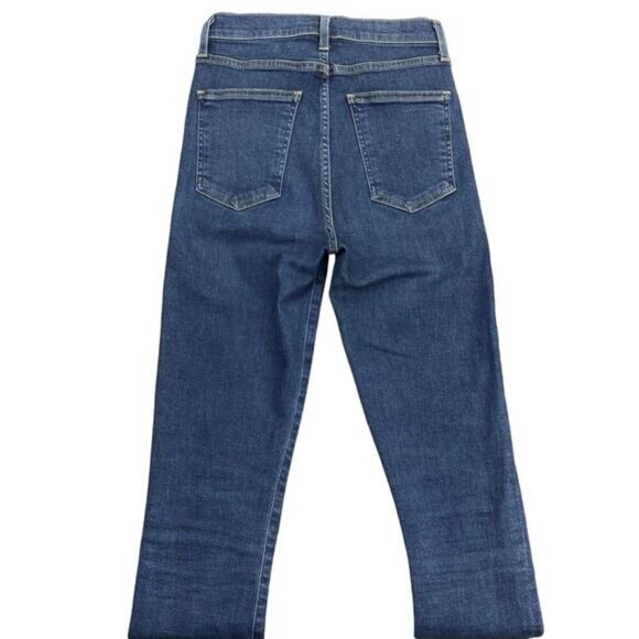 Agolde X Talula Sky High Skinny High Waisted Blue Jeans 24 - Picture 7 of 7